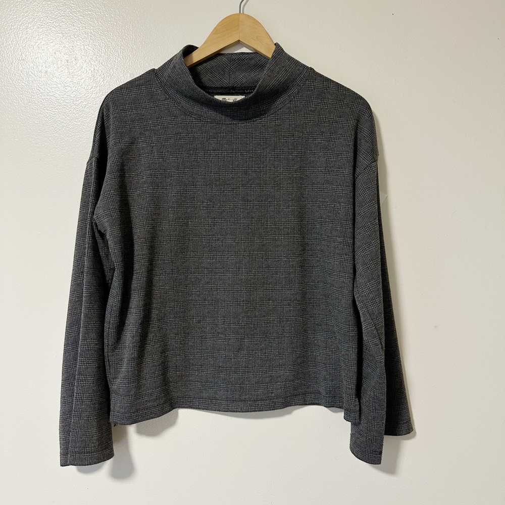 Madewell High-Neck Relaxed Long Sleeve Sweater